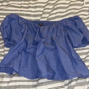Express Off Shoulder Crop Top
